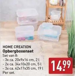 ALDI Home creation opbergboxenset aanbieding