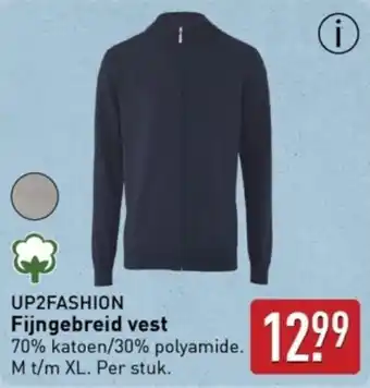 ALDI UP2FASHION Fijngebreid vest aanbieding