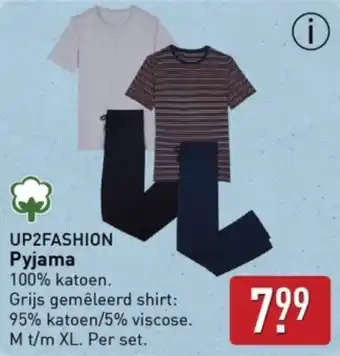 ALDI UP2FASHION Pyjama aanbieding