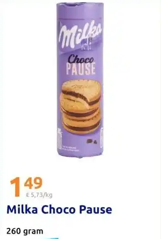 Action Milka Choco Pause aanbieding