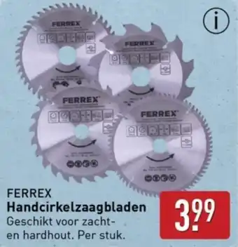 ALDI Ferrex Handcirkelzaagbladen aanbieding