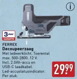 ALDI Ferrex Decoupeerzaag aanbieding