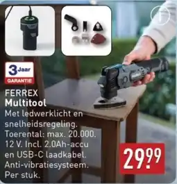 ALDI Ferrex multitool aanbieding