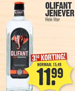 Super Dirck 3 OLIFANT JENEVER aanbieding