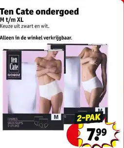 Kruidvat Ten Cate ondergoed aanbieding