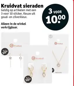 Kruidvat Kruidvat sieraden aanbieding