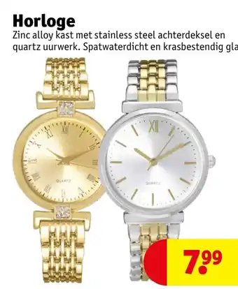 Kruidvat Horloge aanbieding