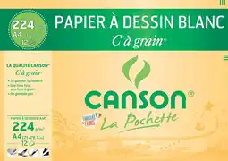 Amazon CANSON 200027114 tekenpapier, DIN A4, 224 g/m² aanbieding