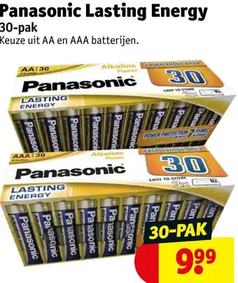 Kruidvat Panasonic Lasting Energy aanbieding