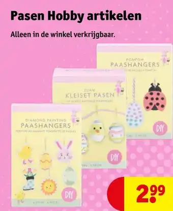 Kruidvat Pasen Hobby artikelen aanbieding