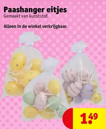 Kruidvat Paashanger eitjes aanbieding