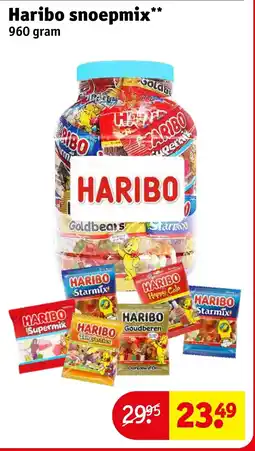 Kruidvat Haribo snoepmix aanbieding