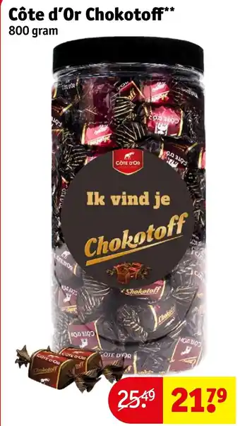 Kruidvat Côte d'Or Chokotoff aanbieding