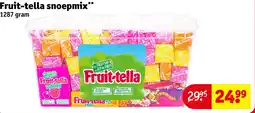 Kruidvat Fruit-tella snoepmix aanbieding