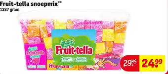 Kruidvat Fruit-tella snoepmix aanbieding