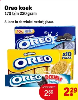 Kruidvat Oreo koek aanbieding