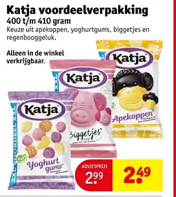 Kruidvat Katja voordeelverpakking aanbieding