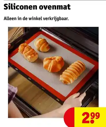 Kruidvat Siliconen ovenmat aanbieding