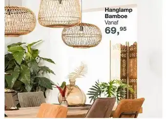 De Bommel Meubelen Hanglamp Bamboe aanbieding