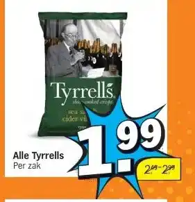 Albert Heijn Alle Tyrrells aanbieding