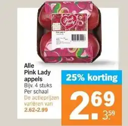 Albert Heijn Alle Pink Lady appels aanbieding