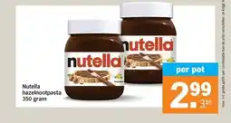 Albert Heijn Nutella hazelnootpasta aanbieding