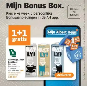 Albert Heijn Mijn Bonus Box. aanbieding