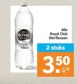 Albert Heijn Alle Royal Club literflessen aanbieding