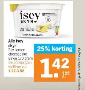 Albert Heijn Alle Isey skyr aanbieding