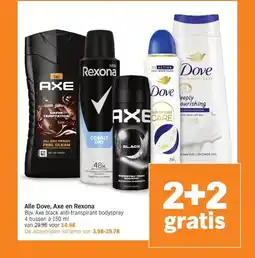 Albert Heijn Alle Dove, Axe en Rexona aanbieding