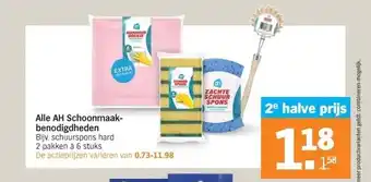 Albert Heijn Alle AH Schoonmaakbenodigdheden aanbieding