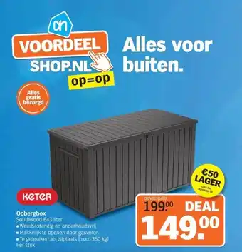 Albert Heijn Opbergbox Southwood 643 liter aanbieding