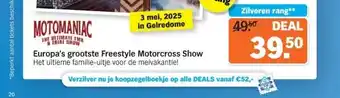 Albert Heijn MOTOMANIAC THE TRIAL SHOW ULTIMATE FMX aanbieding