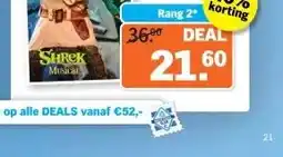 Albert Heijn SHREK Musical aanbieding