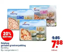 Makro Heiploeg garnalen grootverpakking aanbieding