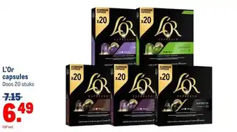 Makro L'Or capsules aanbieding