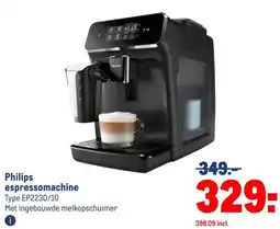 Makro Philips espressomachine aanbieding