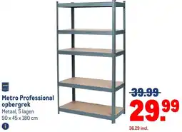 Makro Metro Professional opbergrek aanbieding