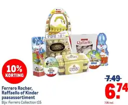 Makro Ferrero Rocher, Raffaello of Kinder paasassortiment aanbieding