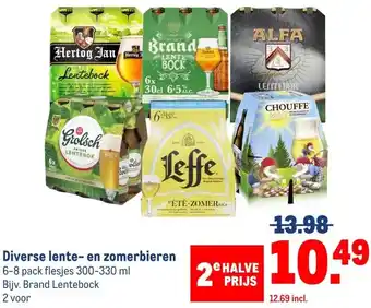 Makro Diverse lente- en zomerbieren aanbieding