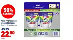 Makro Ariel Professional wasmiddel pods aanbieding