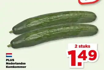 PLUS PLUS Nederlandse Komkommer aanbieding