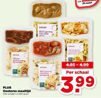 PLUS PLUS Oosterse maaltijd aanbieding