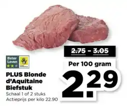 PLUS PLUS Blonde d'Aquitaine Biefstuk aanbieding