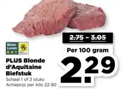 PLUS PLUS Blonde d'Aquitaine Biefstuk aanbieding