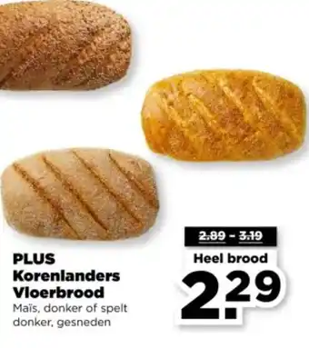 PLUS PLUS Korenlanders Vloerbrood aanbieding