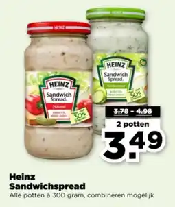 PLUS Heinz Sandwich Spread aanbieding