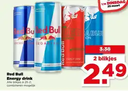 PLUS Red Bull Energy drink aanbieding