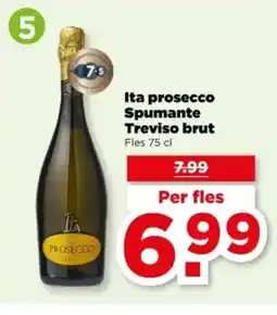 PLUS Ita prosecco Spumante Treviso brut Fles 75 cl aanbieding