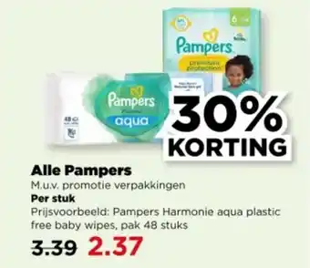 PLUS Alle Pampers aanbieding